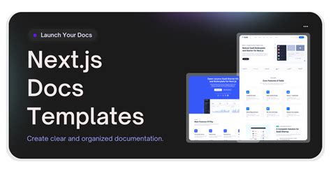 Next JS documentation website themes template nextdocsthemes