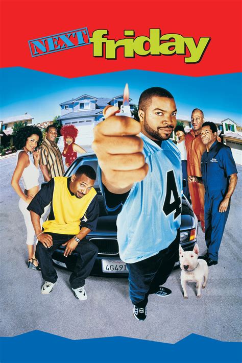 Next friday watch movie. Next Friday. 2000 · 1 hr 38 min. R. Comedy. Fleeing a neighborhood bully, a man leaves South Central Los Angeles to live with his lottery-winner uncle. But trouble finds him even in the suburbs. StarringIce CubeMike EppsJohn WitherspoonTamala JonesTom Lister Jr.Don D.C. CurryKym WhitleyJustin PierceSticky FingazJacob Vargas. Directed bySteve Carr. 