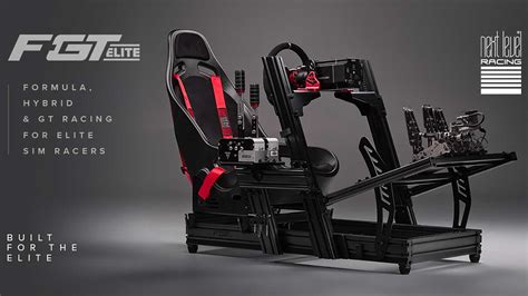 Next level racing cockpit.  The rig can accommodate front- or side-mounted direct-dr...
