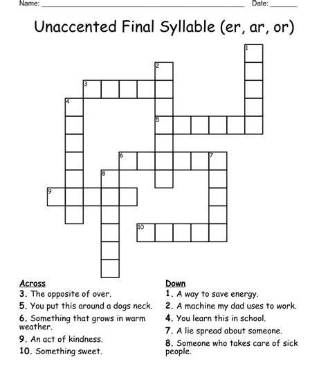 Next to last syllable crossword. careen. wan. catalogue. appease. that is, in latin. nix. elderly. All solutions for "Last syllable of a word" 19 letters crossword answer - We have 1 clue. Solve your "Last syllable of a word" crossword puzzle fast & easy with the-crossword-solver.com. 