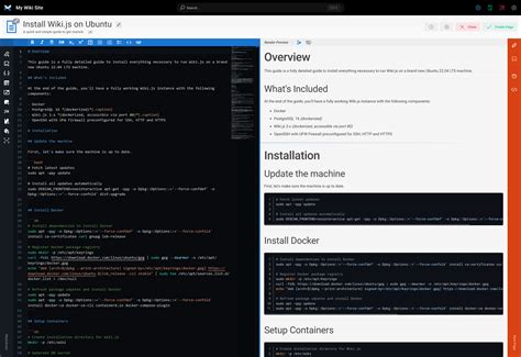 Next wiki. js ist ein Open-Source-Webentwicklungsframework, das auf Node.  You use Re...