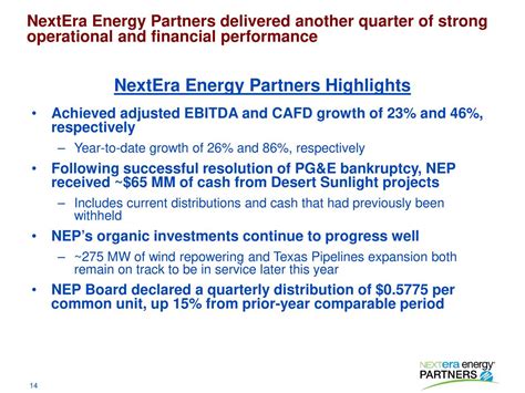 NextEra Energy Partners: Q2 Earnings Snapshot