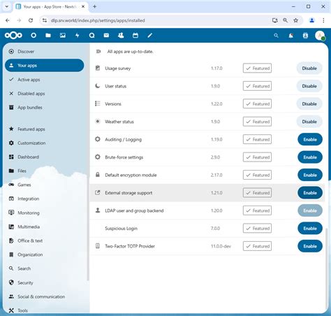 Nextcloud external storage docker.  I get it, that stuff can get 3 days ago · Descripti...