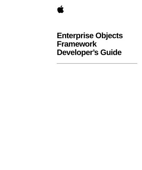 Nextstep enterprise objects framework developer s guide release 3. - Le savier vous le petit cavanna illustre.