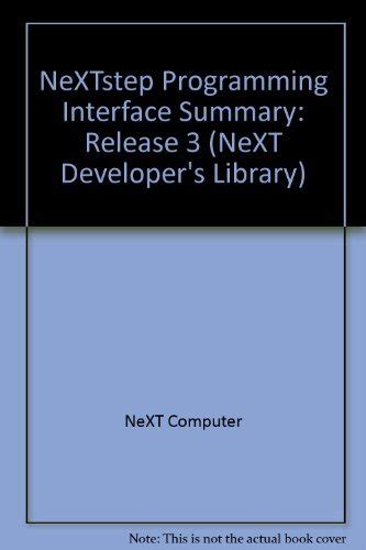 Nextstep user interface guidelines release 3 next computer inc nextstep developers library. - Structural masonry designers manual 3rd edition.