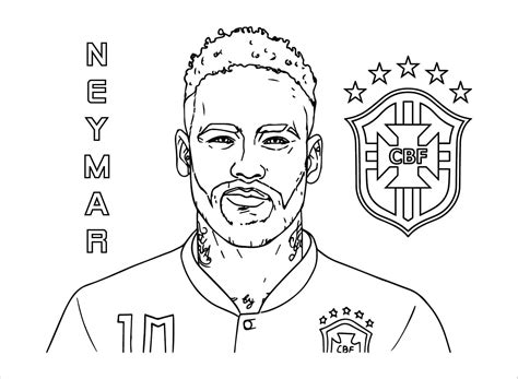 Neymar Coloring