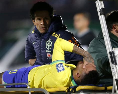 Neymar injured in Brazil’s 2-0 loss at Uruguay in World Cup qualifying