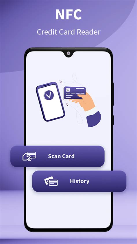 Nfc card app.  With built-in NFC tools, the credit card reader app transforms your smartp...