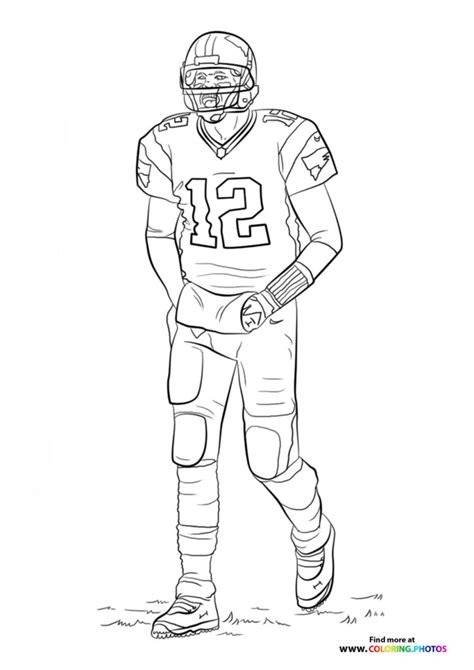 Nfl Players Coloring Pages