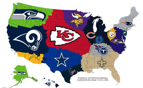Check out this week's NFL TV Coverage Maps, courtesy of the fine folks over at 506 Sports, for that information as well as who is calling each game. NFL Week 16 TV Coverage Maps Thursday, Dec. 22. 