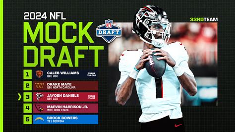 The draft order for this 2024 NFL Mock Draft was determined using 2024 Super Bowl odds. 1) Arizona Cardinals: Marvin Harrison Jr., WR, Ohio State. ... MORE: FREE Mock Draft Simulator With Trades. The Cardinals have a hemorrhaging receiving corps. The addition of Michael Wilson in the 2023 NFL Draft is a marginal help, but …. 