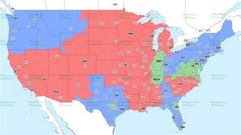 Nov 15, 2023 · CBS Late NFL TV Coverage Map, Week 11 / Credit: 506 Sports. New York Jets (4-5) at Buffalo Bills (5-5) (Red): Jim Nantz, Tony Romo. Seattle Seahawks (6-3) at Los Angeles Rams (3-6) (Blue): Andrew ... . 