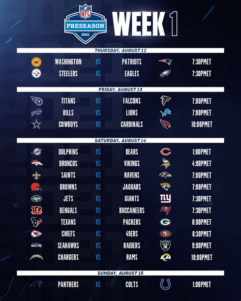 Published: Jun 13, 2022 at 09:02 AM. NFL Network is the only network to show the entire slate of 2022 NFL preseason games, highlighted by 22 live games including a rematch of Super Bowl LVI. NFL .... Nfl pre season