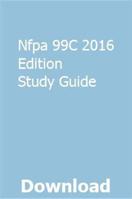 Nfpa 99c 2015 edition study guide. - Manuale smerigliatrice tschudin per htg 410.