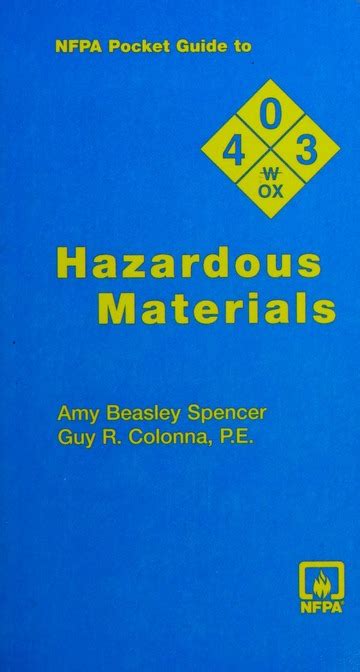 Nfpa pocket guide to hazardous materials by amy beasley spencer. - Handbuch zum reiten für jugendgruppen von harry disston.