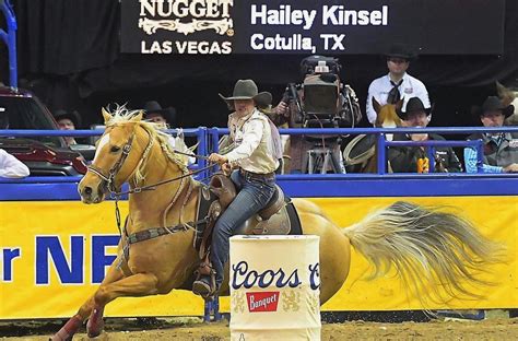 Nfr barrel racing round 2 2022. December 1, 2022. ⎯ Casey Allen. Ric Andersen/CBarC Photos. Wenda Johnson in Round 1 of the NFR. Wenda Johnson and Steal Money topped Round 1 of the 2022 National Finals Rodeo barrel racing with a 13.56-second run that had fans on the edge of their seats when the third barrel rocked as “Mo” and Johnson came around the backside. 