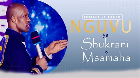 Nguvu ya shukrani.  &ldquo;Asante&rdquo; ni neno dogo kinywani, lakini lina nguvu kubwa mbel...