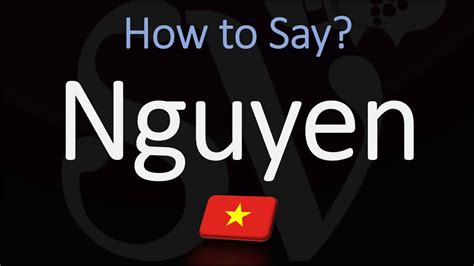 Nguyen pronunciation