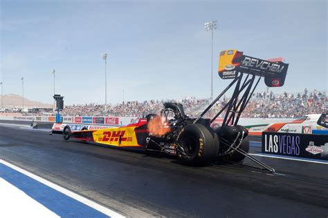 Apr 1, 2022 · Brown is second off the line and lost traction he finishes fourth. Finish Order & Margins: 1. Brittany Force was 0.0126 sec./about 6 feet ahead of 2. Steve Torrence, who was 0.993 sec./more than ... . Nhra drag racing results