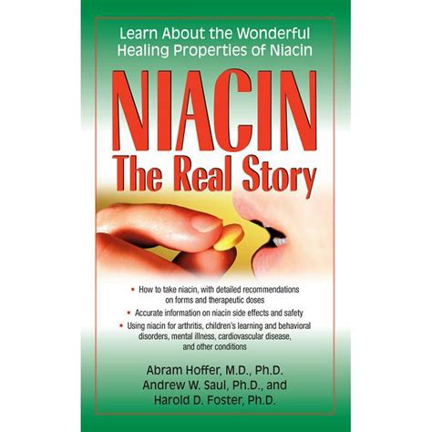 Full Download Niacin The Real Story Learn About The Wonderful Healing Properties Of Niacin By Abram Hoffer