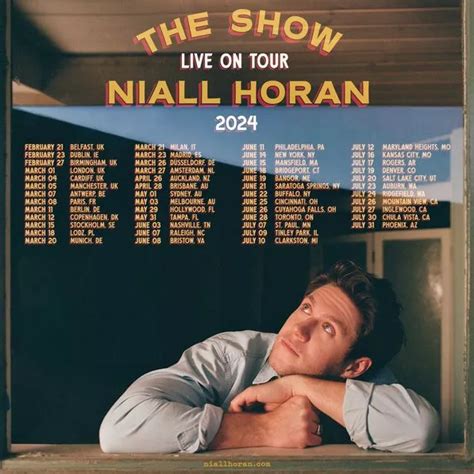 Niall Horan announces 2024 tour