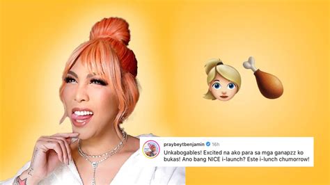 Nice ganda. Vice Ganda and Anne Curtis may be frequent brand competitors — from their own makeup line to their choice of online shopping app, and now the fast-food chick... 