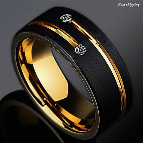 Nice mens wedding bands. Make a statement with a quality men's gold wedding ring from Manly Bands. Easy 30 day exchange and return policy! 