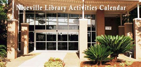 Niceville library hours. 729.  Vision Statement To become the destination for Crestview Library...