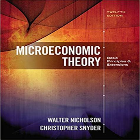 Nicholson and snyder microeconomic theory solutions manual. - 2001 kawasaki kx 125 manuale del proprietario.