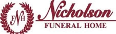Nicholson funeral home. Things To Know About Nicholson funeral home. 