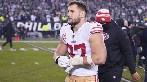 Nick Bosa absent from 49ers training camp amid extension talks