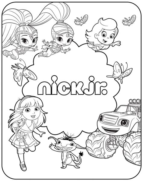 Nick Jr Coloring Pages
