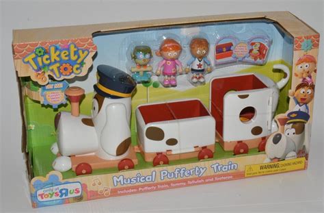 Nick Jr Tickety Toc Pufferty Dog Train Musical WORKS Figures: …