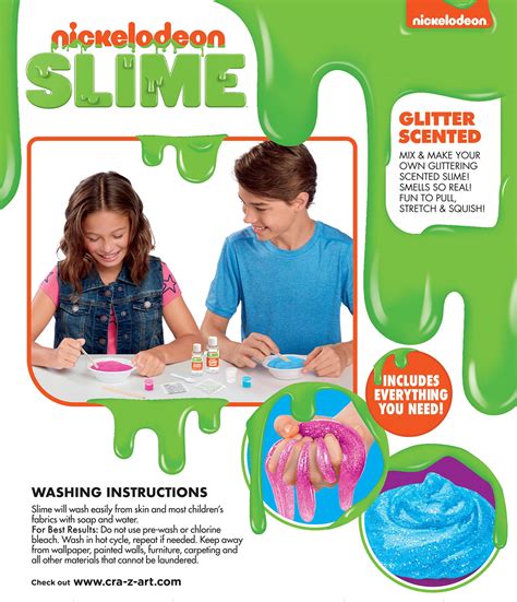 This Nickelodeon slime kit is packed with real lab tools, amazing experiments, and easy-to-follow formulas. Make neon slime, magnetic slime, and color-changing slime. Write secret messages in slime with UV light, squish bubble-wrap slime, and so much more. It’s slime time! Includes: 48-Page Paperback Book; 1 Tub of Purple Slime; 1 Tub of Blue .... 