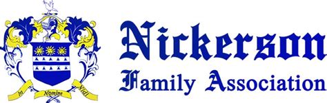 Nickerson Family History - Nickerson Family Association, …