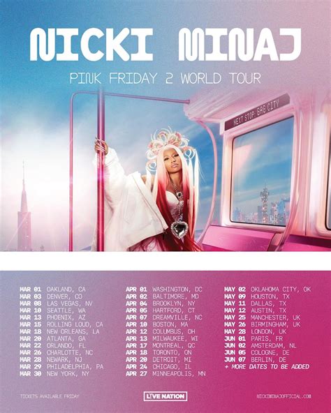 Nicki Minaj 'Pink Friday 2' tour coming to Chicago