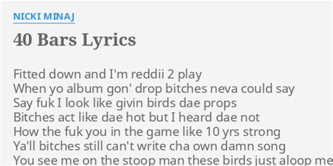 Nicki Minaj - Fitted Down lyrics AZ Lyrics.az