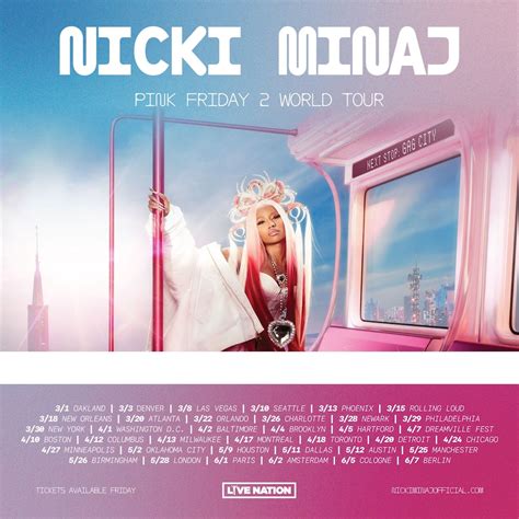 Nicki Minaj to make 'Pink Friday 2' tour stop in Austin next year