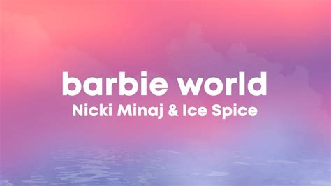 Nicki minaj barbie world lyrics. Things To Know About Nicki minaj barbie world lyrics. 