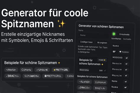 Nickname generator ff.  Probiere den Spitznamen Generator heute noch aus Es kan...