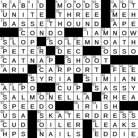 Nickname of pop singer grande crossword clue. Recent usage in crossword puzzles: Universal Crossword - Feb. 6, 2024; USA Today - Dec. 2, 2023; Washington Post Sunday Magazine - Nov. 12, 2023; Universal Crossword ... 