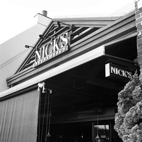 Nicks laguna. Start your review of South of Nick's - Laguna Beach. Overall rating. 827 reviews. 5 stars. 4 stars. 3 stars. 2 stars. 1 star. Filter by rating. Search reviews. Search reviews. Kat M. Elite 23. Orange County, CA. 811. 1069. 816. Apr 28, 2022. 3 photos. South of Nick's was the only restaurant we visited on our Staycation that I did not find ... 