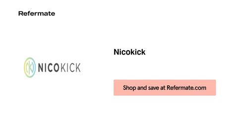 Nicokick discount code. Deals (0) Save with NicoKick promo codes and coupons for March 2024 PROMO CODE Choose from a wide range of selected goods at nicokick.com and receive amazing … 
