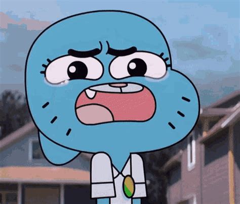 The perfect Confused Nicole Watterson The Amazing World Of Gumball Animated GIF for your conversation. . 