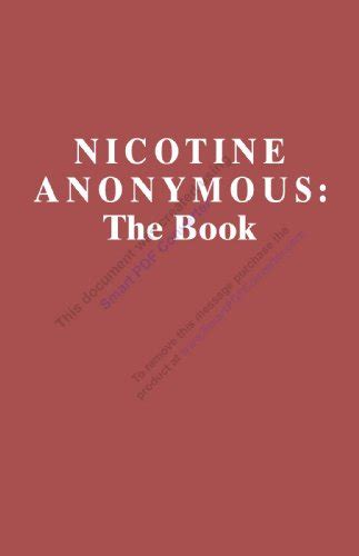 Read Online Nicotine Anonymous The Book  Fifth Edition By Nicotine Anonymous