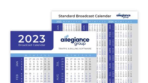 Nielsen Broadcast Calendar 2023