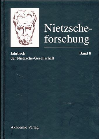 Nietzscheforschung: jahrbuch der nietzsche gesellschaft, bd. - Poemas de permeio com o mar.