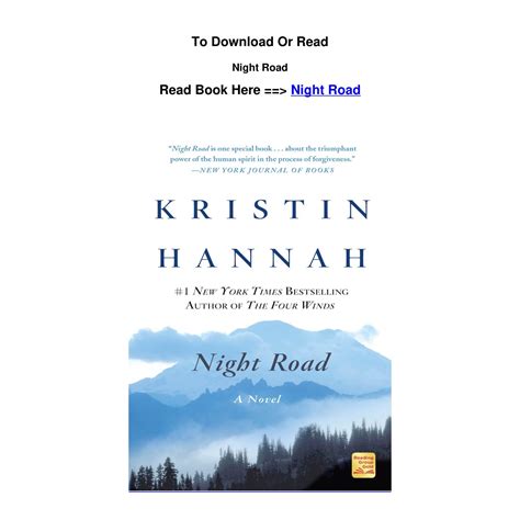 Night Road Kristin Hannah Tubiby Pdf Pdf