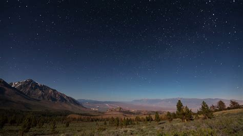 Night Stars Sky Time Lapse Stock Footage SBV-308375050