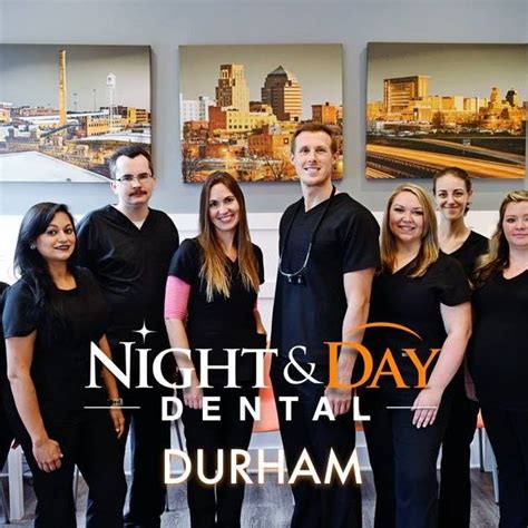 Night and day dental durham. Night & Day Dental Durham Location. 3500 North Duke St. Durham, NC 27704. Phone: 984-439-1685 Email: durham@nightanddaydental.com. Facebook Page (open in new window ... 
